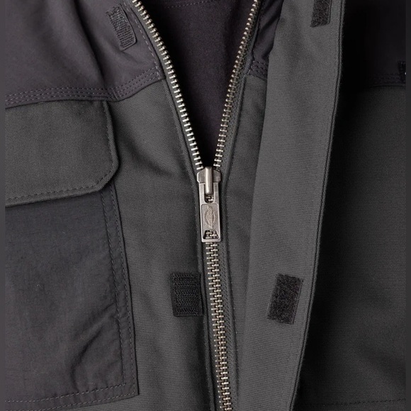 Dickies Men's Black Renegade Waterproof Flex Duck Jacket | Size Large | NWT - Picture 5 of 8
